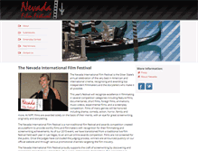 Tablet Screenshot of nevadafilmfestival.com